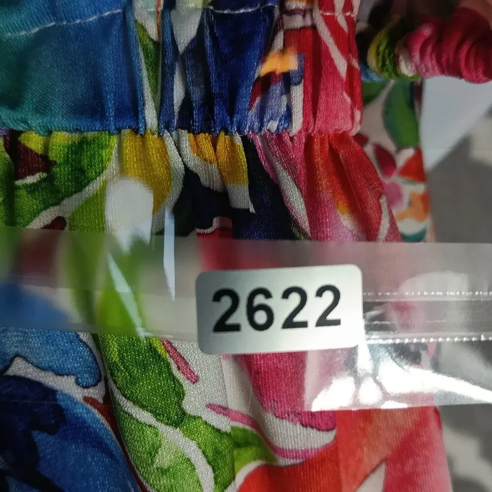 Alexia Admor Dress Size XS Floral Off Shoulder Maxi Boho Tiered Resort - Picture 11 of 11